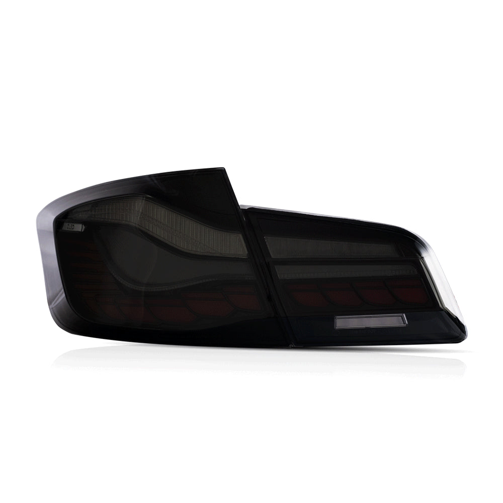Диодни LED стопове за BMW F10 Седан (2011–2017) – CS / M5 Look, Опушени