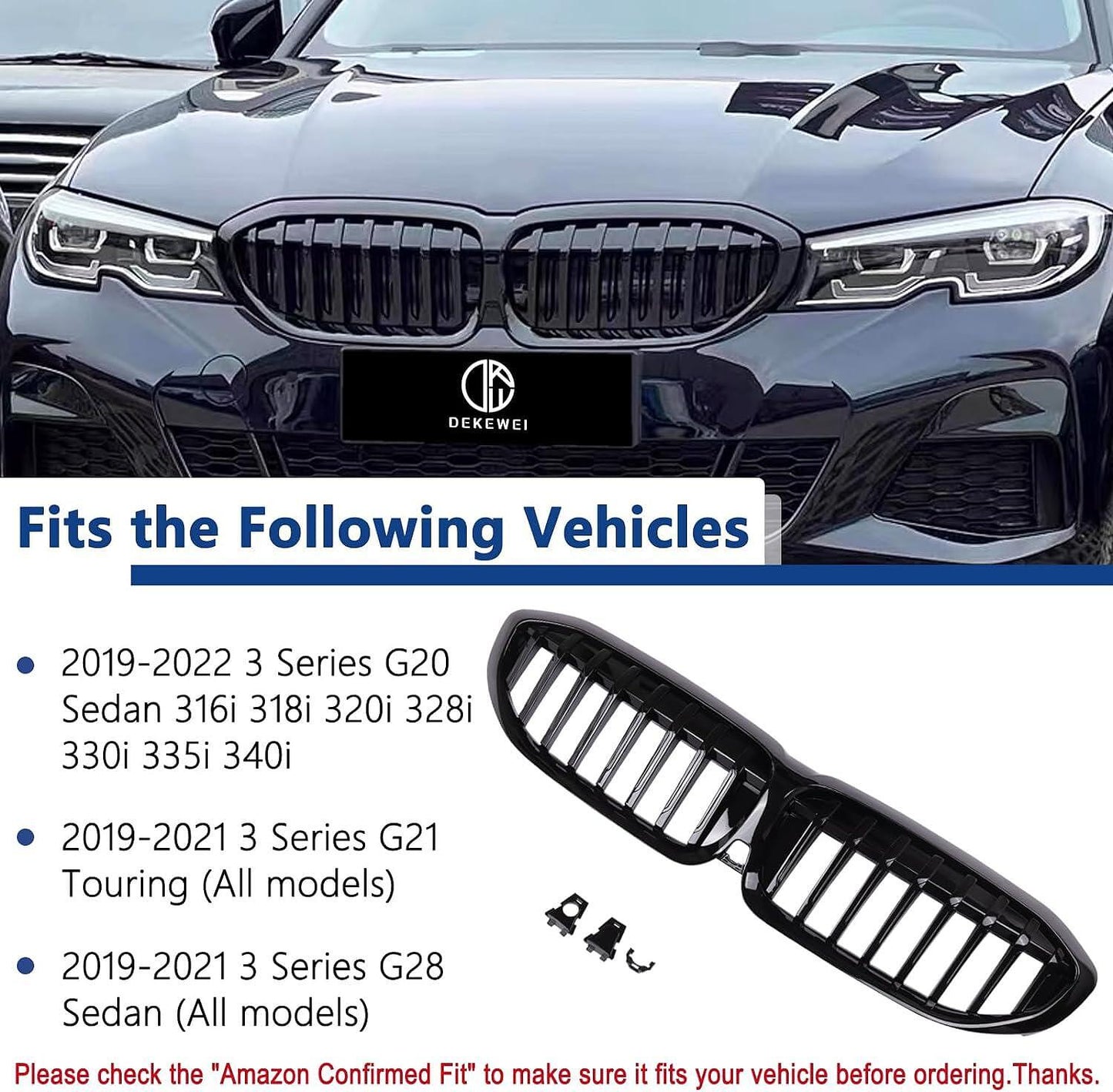 Двойни бъбреци за BMW 3-та серия G20 / G21 03.2019+