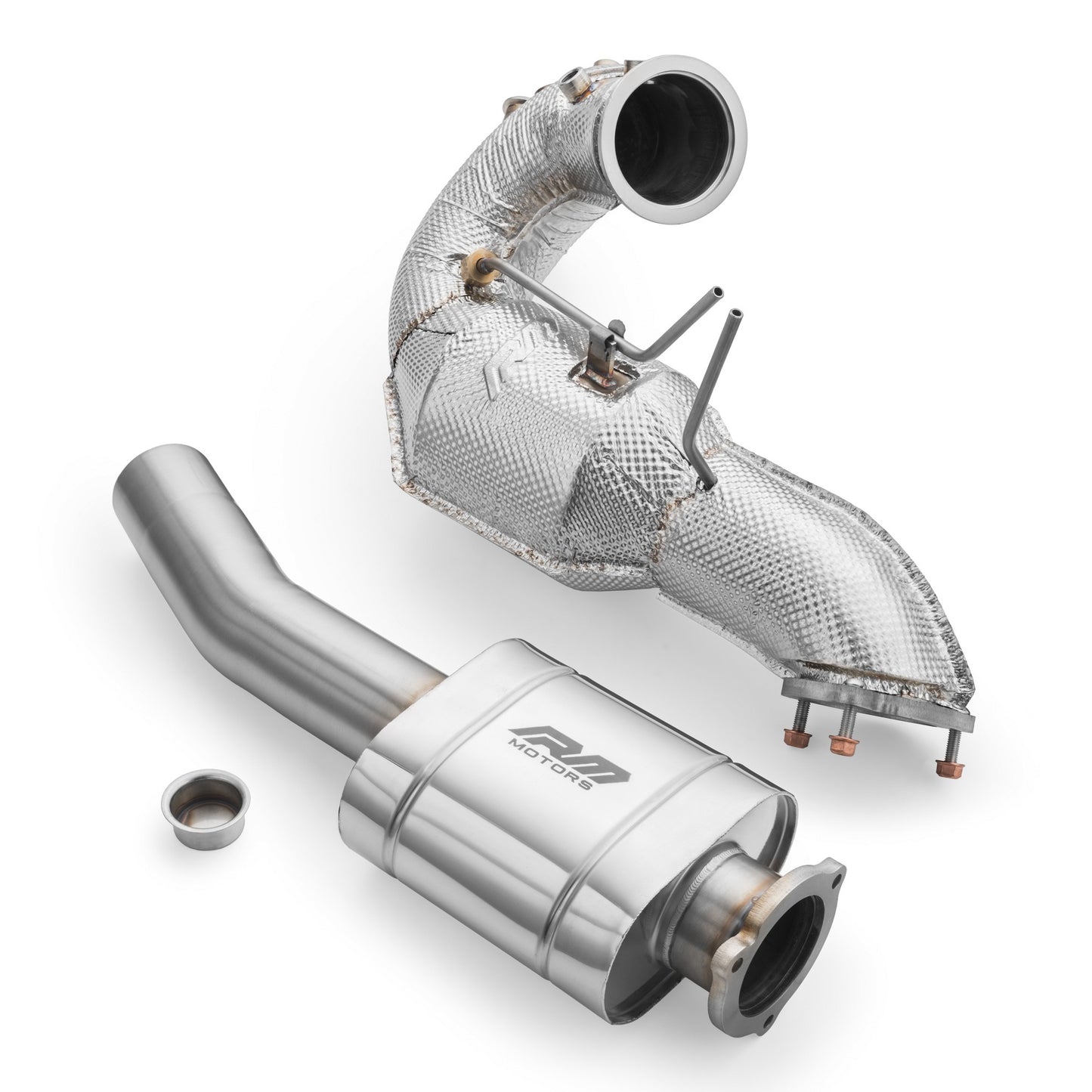 Downpipe за set AUDI Q5 3.0 TDI +heat shield