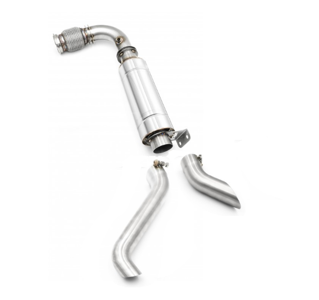 Can Am Maverick X3 downpipe with гърне and tips
