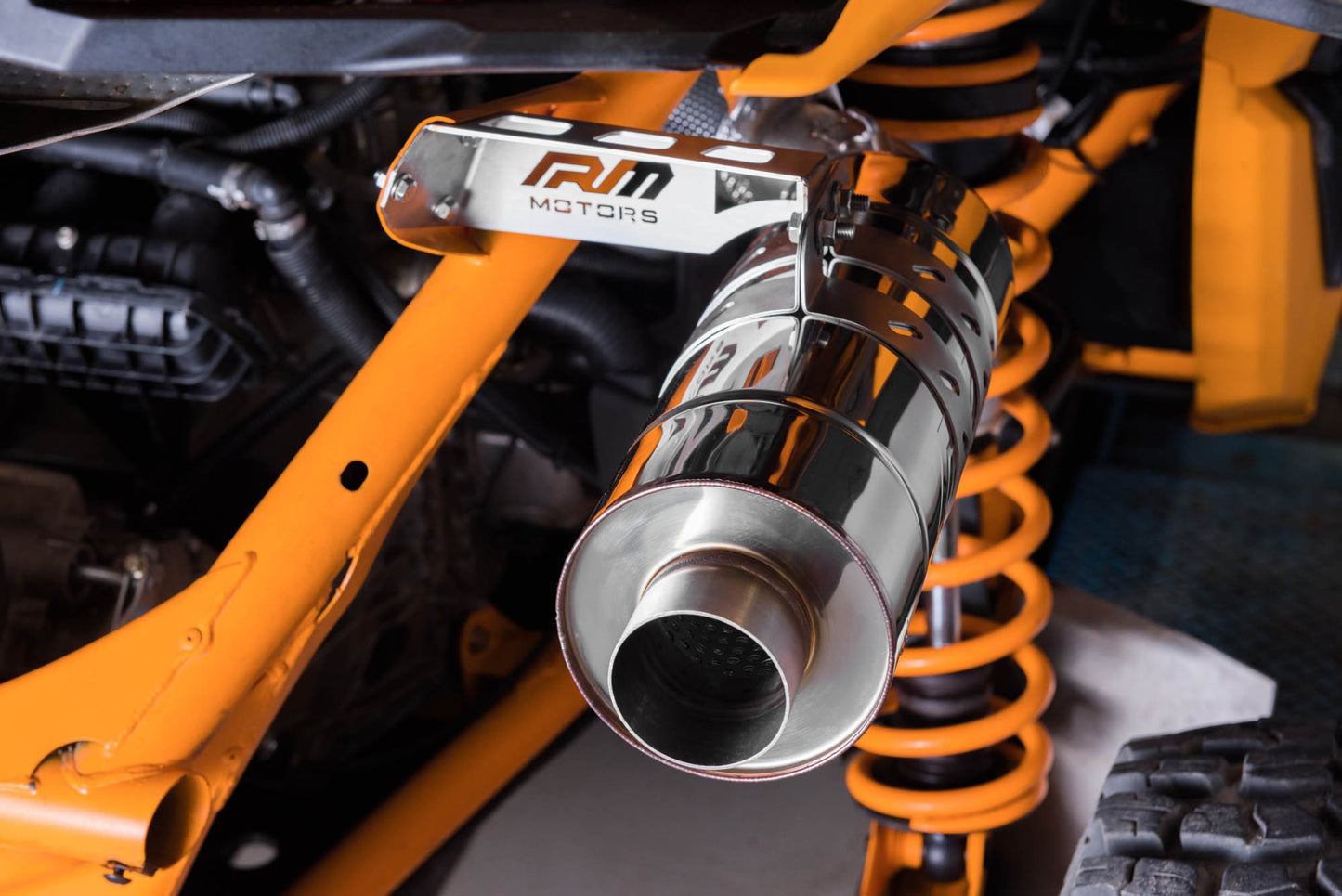 Can Am Maverick X3 Turbo sports exhaust with гърне