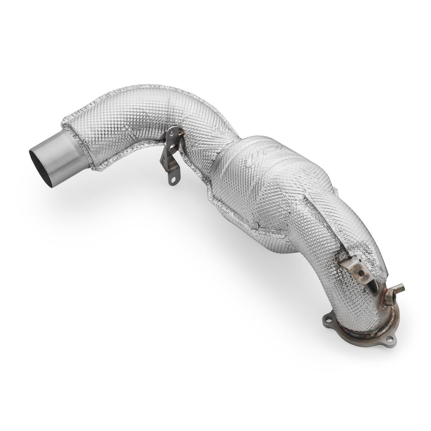 Mercedes-AMG A35 GPF W177 4MATIC downpipe with heat shield and catalytic converters