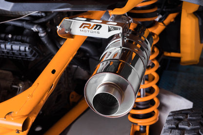 Can Am Maverick X3 Turbo sports exhaust with гърне