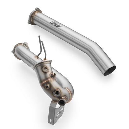 Downpipe за set AUDI Q5 3.0 TDI +heat shield