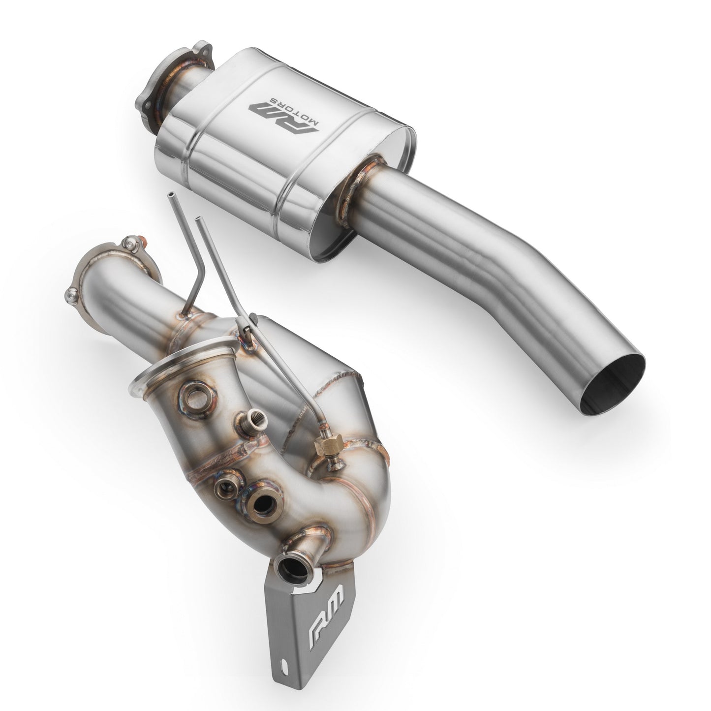 Downpipe за set AUDI Q5 3.0 TDI +heat shield