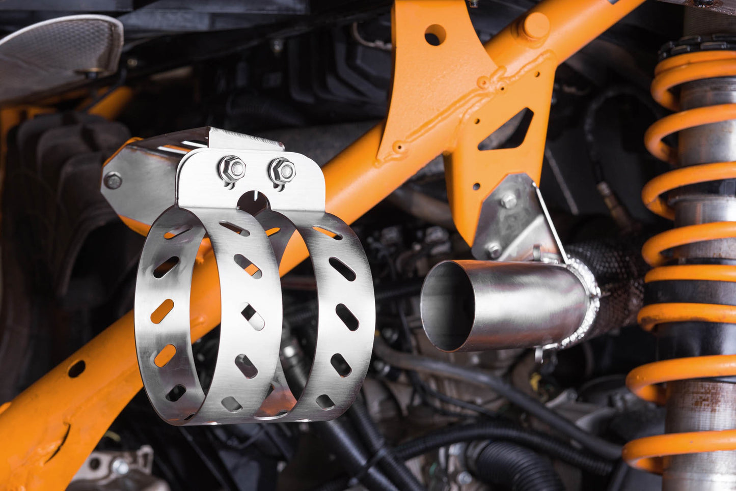Can Am Maverick X3 Turbo sports exhaust with гърне