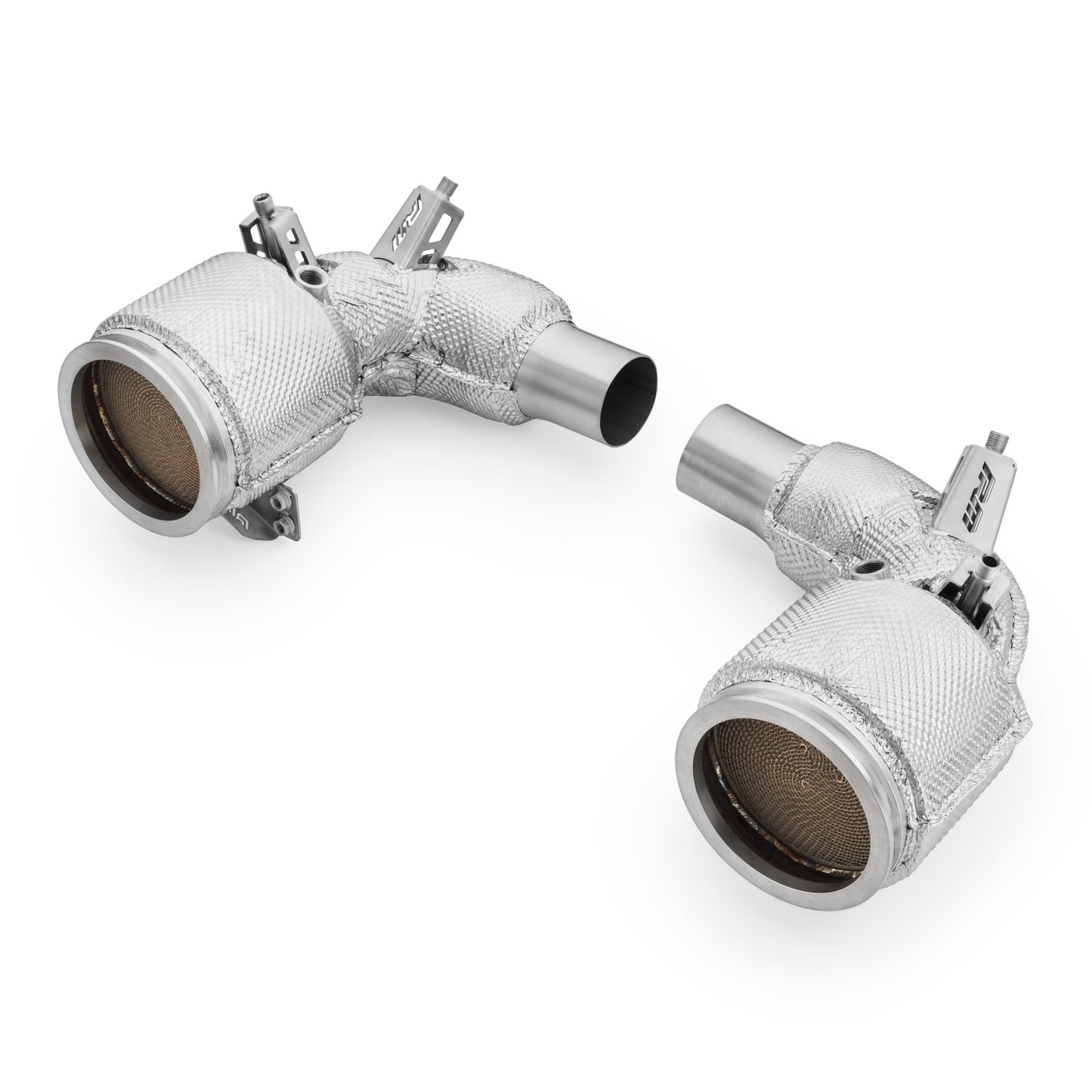 Downpipe за Porsche Carrera 992 GTS with catalytic converter and heat shield