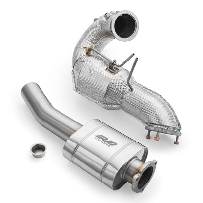 Downpipe за set AUDI Q5 3.0 TDI +heat shield