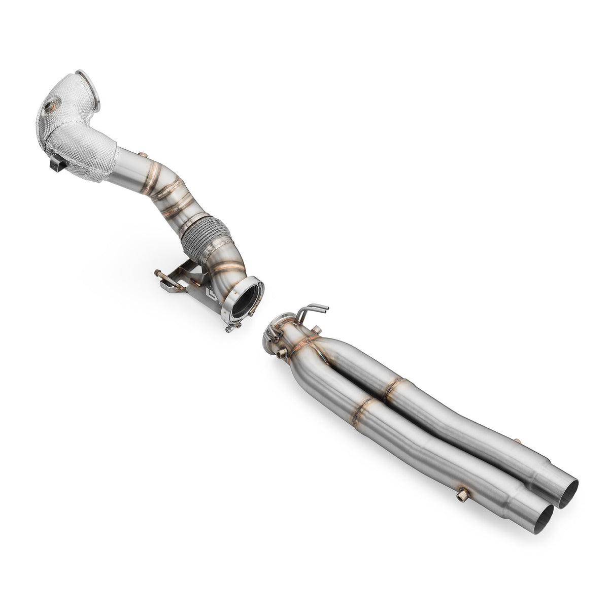 Downpipe за Audi, Cupra RS3 8Y 2.5 TFSI with heat shield / TTRS 2.5 TFSI with heat shield / RSQ3 2.5 TFSI with heat shield / Formentor VZ5 with heat shield