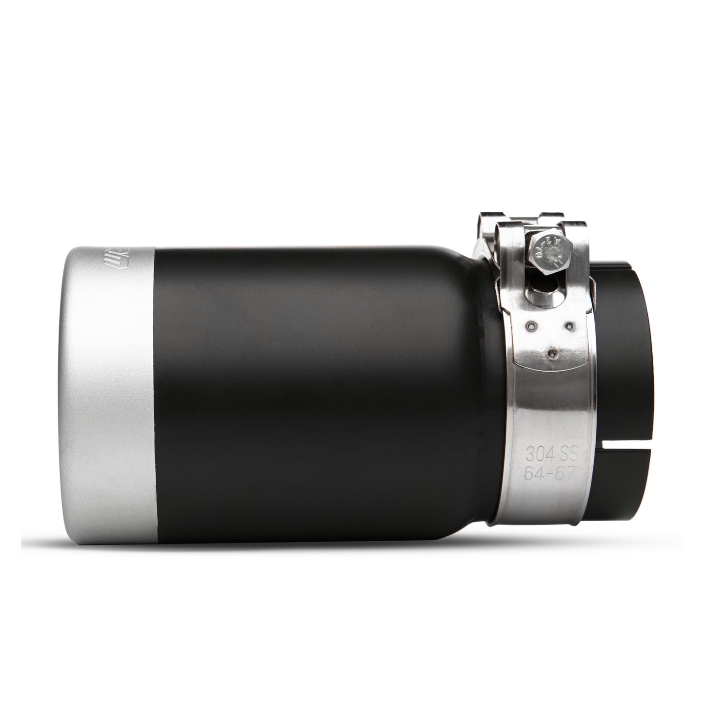 HYBRID накрайник за ауспух - straight rounded with diffuser silver