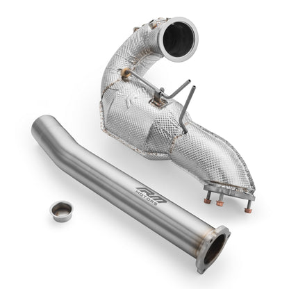 Downpipe за set AUDI Q5 3.0 TDI +heat shield