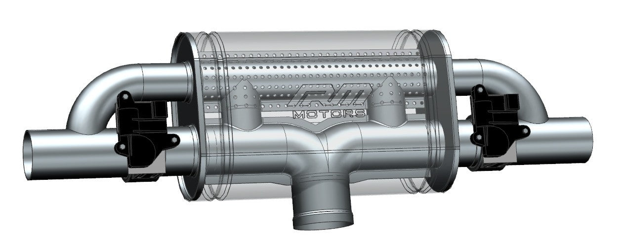 Transverse straight-through гърне with electric valve E600