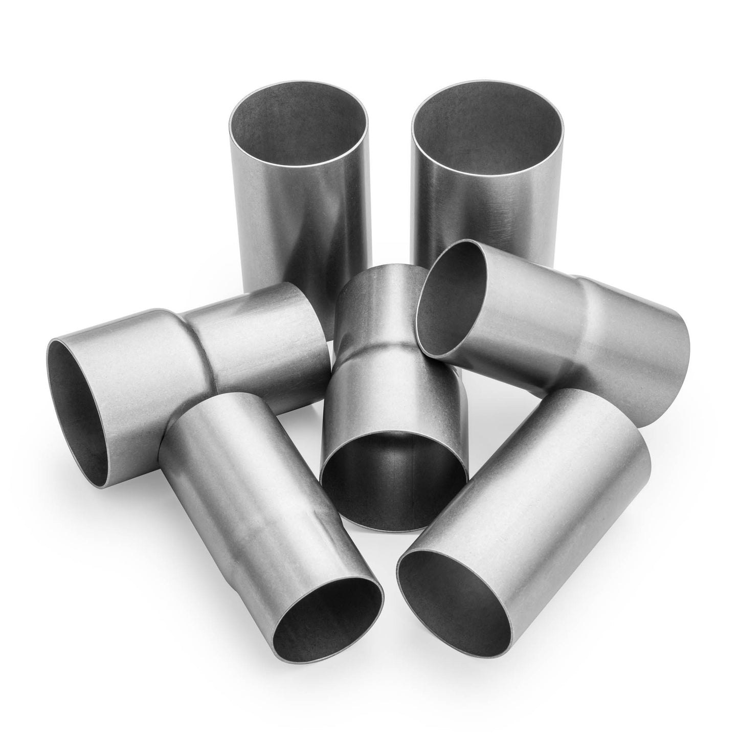 Stainless steel straight exhaust reduction 57-76 mm