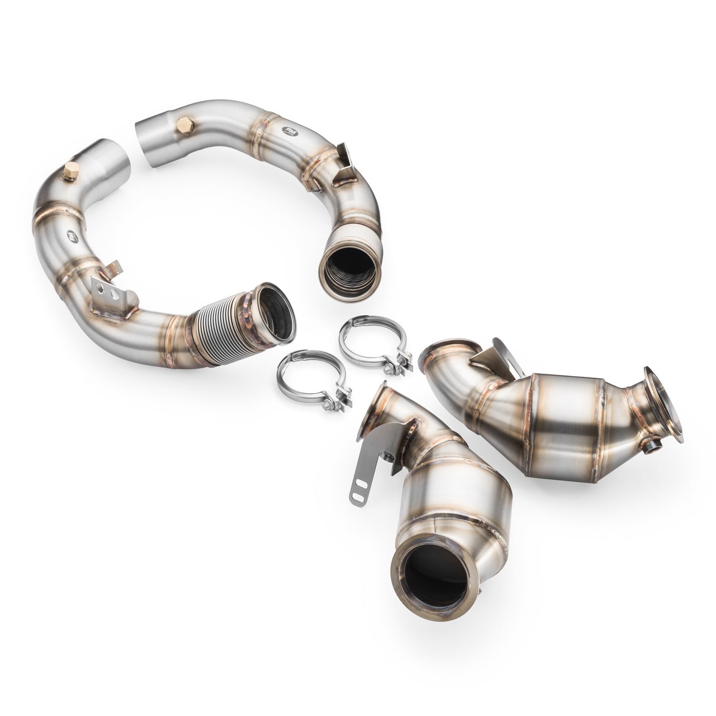 Downpipe за BMW M8 F92 + CATALYST HJS 300 cpsi EURO 6