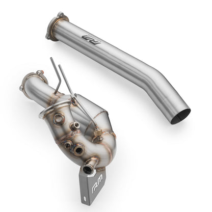 Downpipe за set AUDI Q5 3.0 TDI +heat shield
