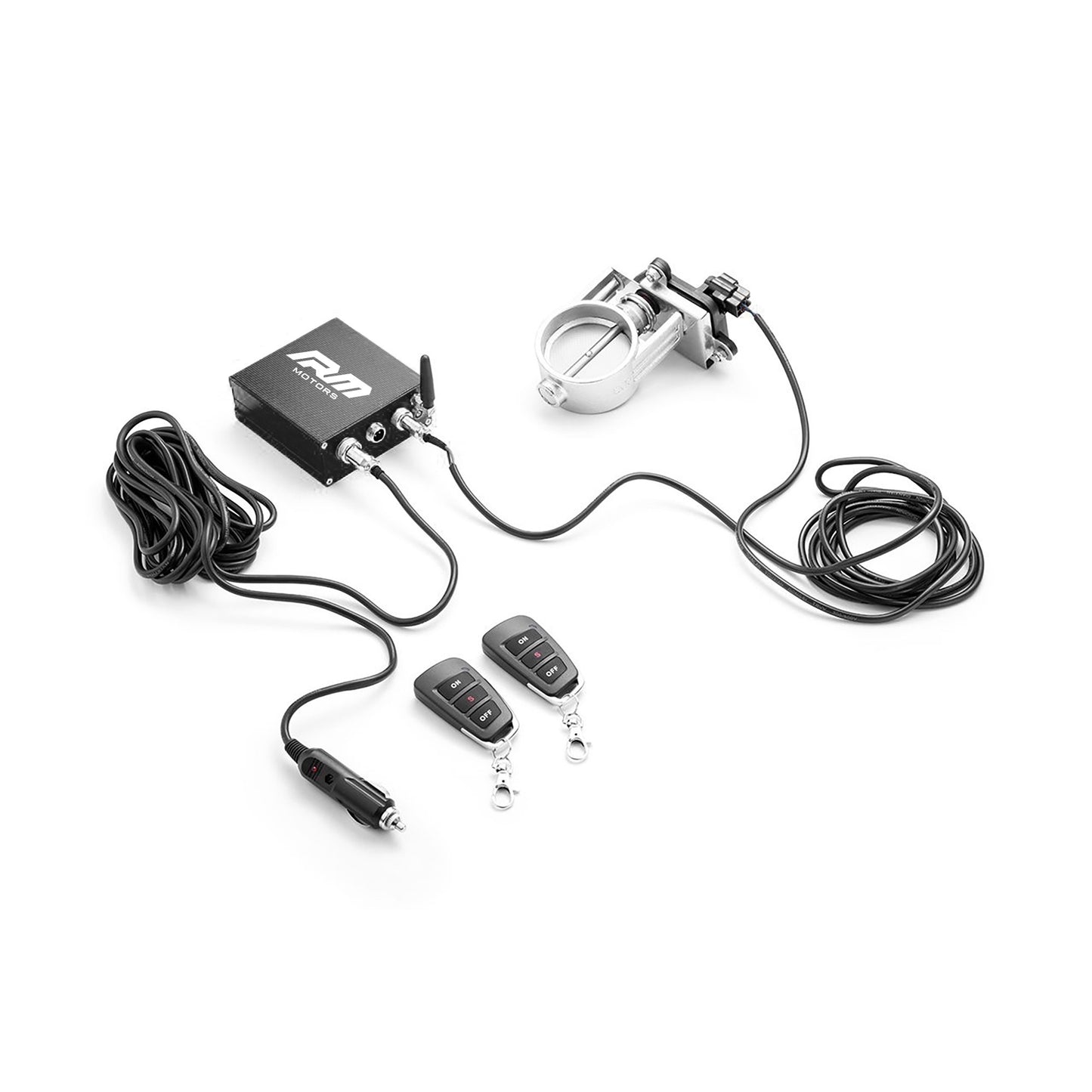 Electronic exhaust throttle with 63.5 mm control unit