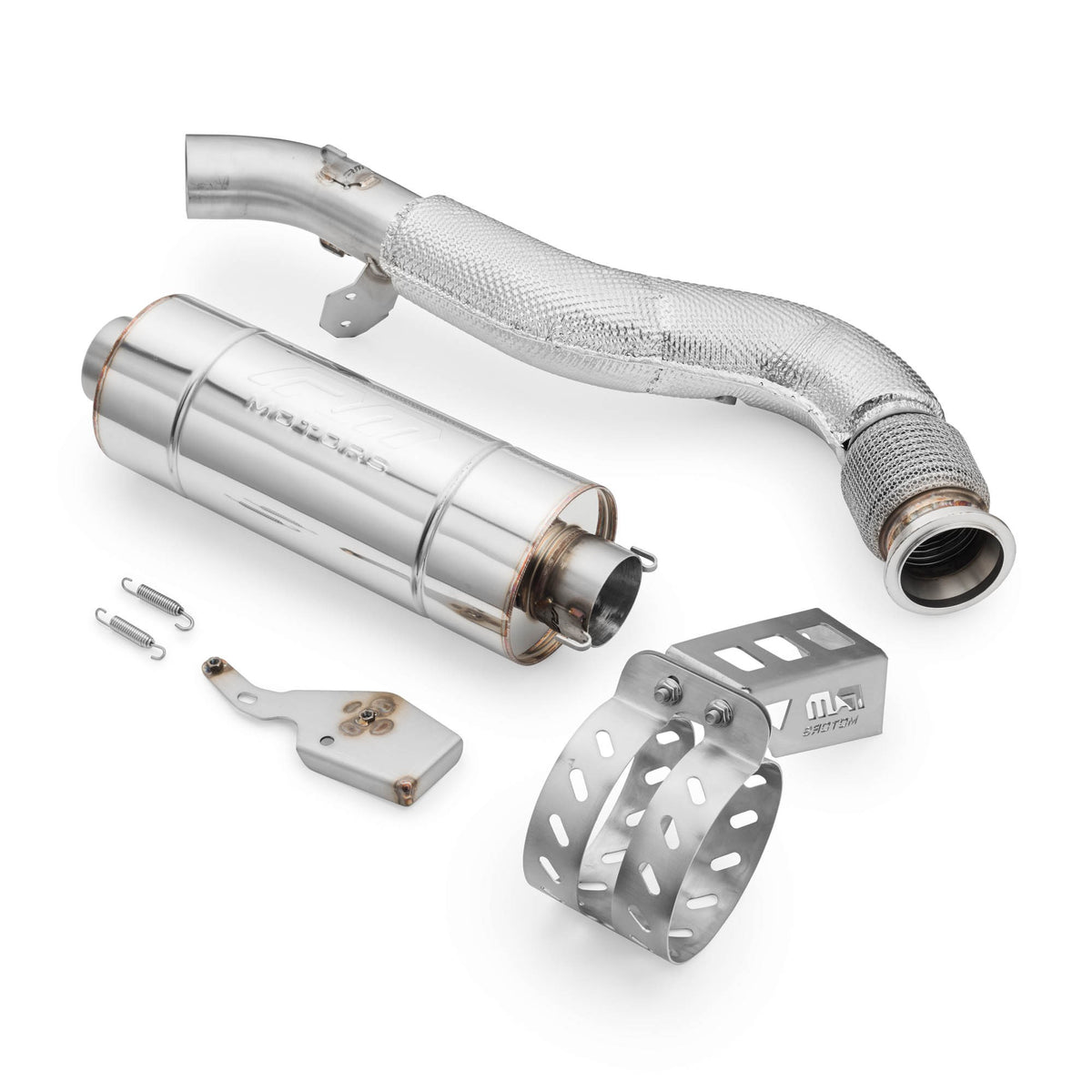 Can Am Maverick X3 Turbo sports exhaust with гърне