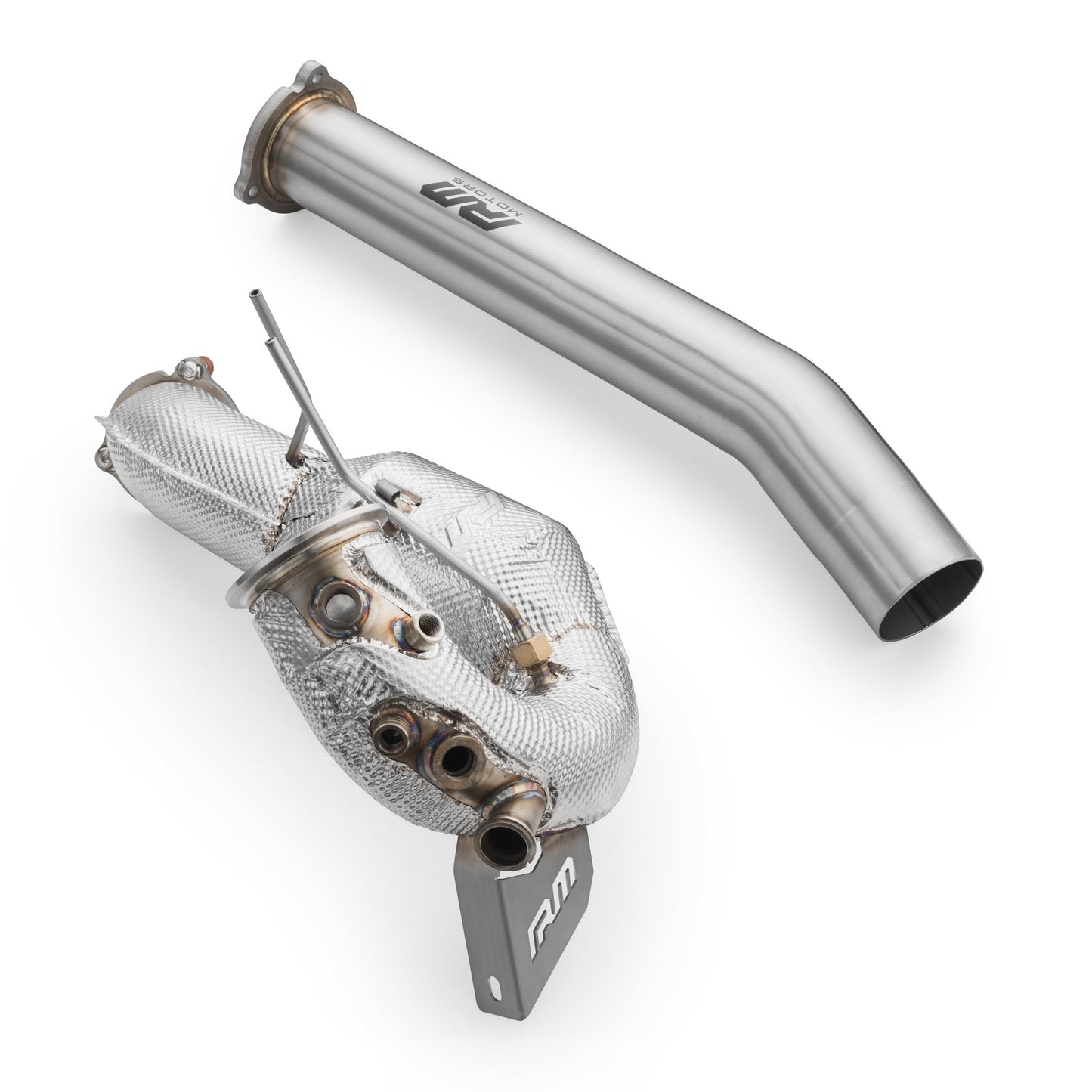 Downpipe за set AUDI Q5 3.0 TDI +heat shield