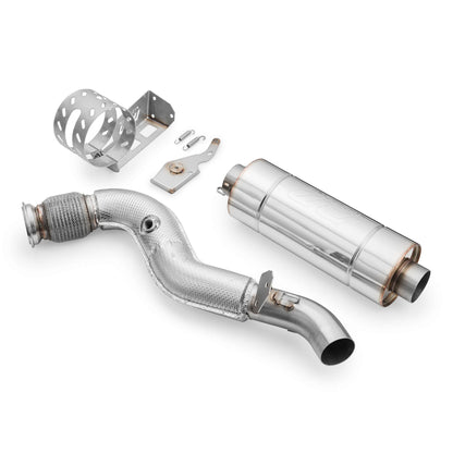 Can Am Maverick X3 Turbo sports exhaust with гърне