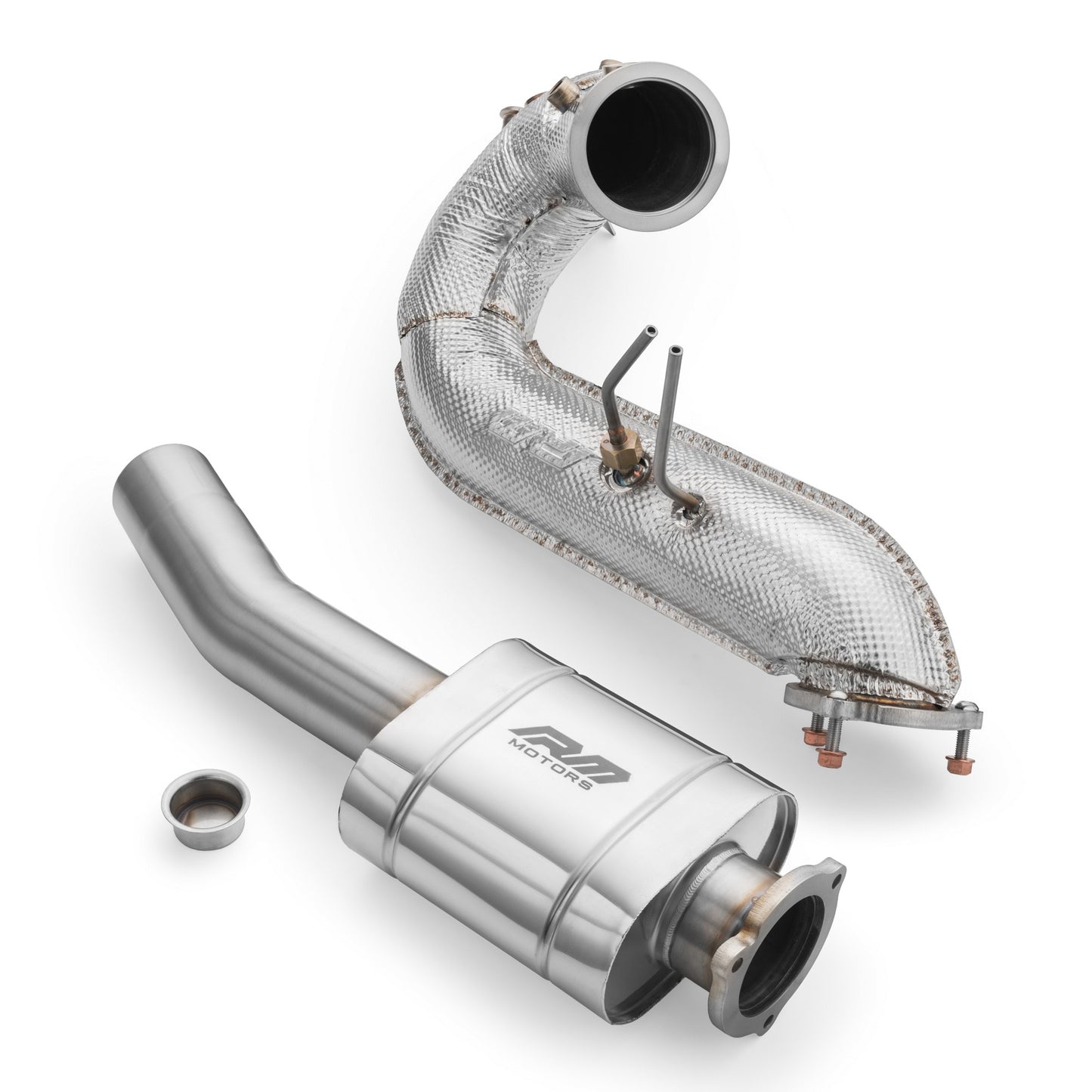 Downpipe за set AUDI Q5 3.0 TDI +heat shield