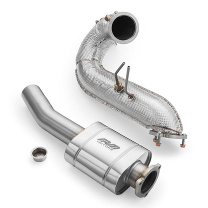 Downpipe за set AUDI Q5 3.0 TDI +heat shield