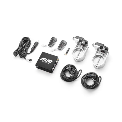 Electronic exhaust damper with 76 mm control unit
