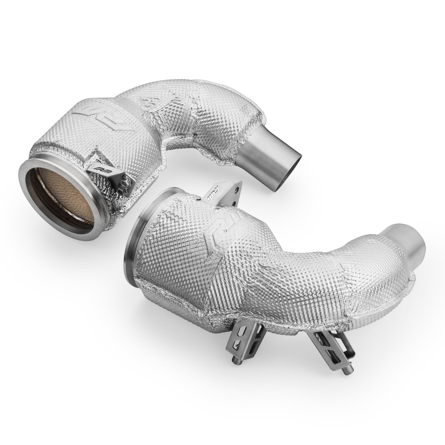 Downpipe за Porsche Carrera 992 GTS with catalytic converter and heat shield