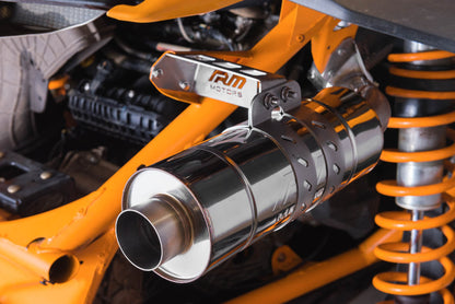 Can Am Maverick X3 Turbo sports exhaust with гърне