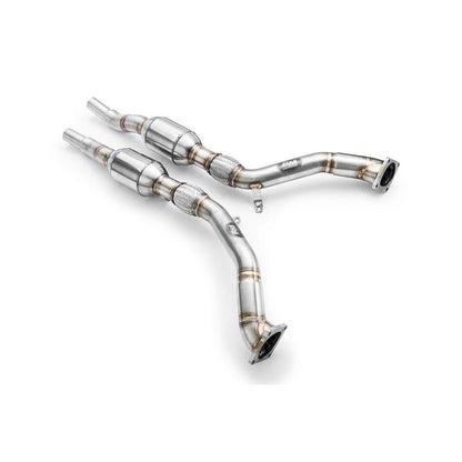 Downpipe за Audi A6, S6, Allroad C5 2.7 T + SILENCER / S4, RS4 B5 2.7 T + SILENCER