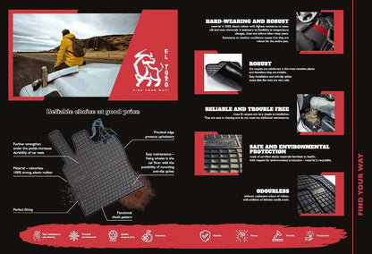 Гумени стелки Frogum за Toyota Land Cruiser 2002-2009