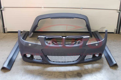 M пакет брони за BMW E90 / БМВ Е90 (2005–2008) – M-Technik комплект предна и задна броня + прагове, М техник дизайн