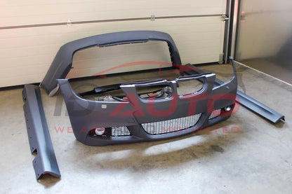 M пакет брони за BMW E90 / БМВ Е90 (2005–2008) – M-Technik комплект предна и задна броня + прагове, М техник дизайн