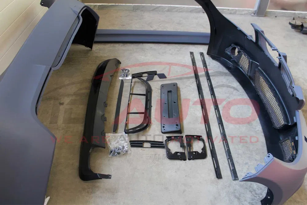 M пакет брони за BMW E90 / БМВ Е90 (2005–2008) – M-Technik комплект предна и задна броня + прагове, М техник дизайн
