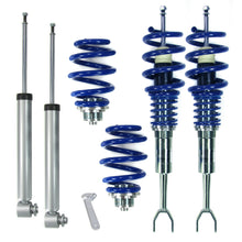 Регулируемо спортно окачване JOM BlueLine Coilover Kit подходящ за Audi A6 (4F) Limousine 2.0 TDI, 2.0 TFSI, 2.4, 2.7 TDI, 2.8 FSI, 3.0, 3.2 FSI година 2004-2011, без 4х4