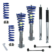 Спортно регулируемо окачване JOM BlueLine с Drop Links за Mercedes C-Klasse (W203) 2000–2007 – C180, C200, C220, C230, C240, C270, C280, C320, C350 (Limo, Coupe, T-модели)