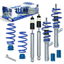 Регулируемо спортно окачване JOM BlueLine Coilover Kit, подходящо за Audi TT 8J 1.8 TFSI, 2.0 TFSI, 2.0 TFSI (TTS), година 2006-2014
