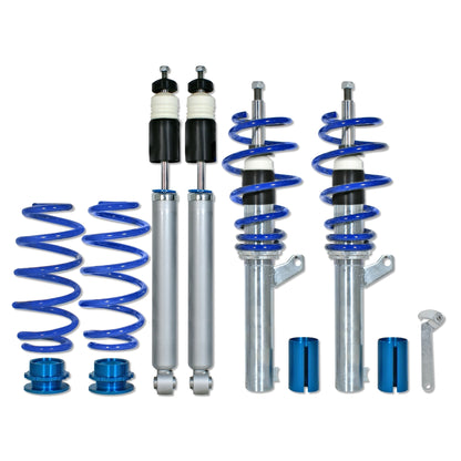 Регулируемо спортно окачване JOM BlueLine Coilover Kit подходящ за Audi TT 8J 2.5 TFSI (TT RS), 2.5 TFSI (TT RS plus), 3.2 година 2006 - 2014