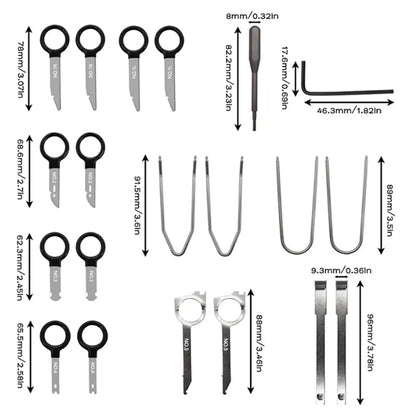 Инструменти за демонтаж на радио  - 2473 - 20 части
