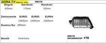 Катализатор за двигател до 3000 куб. - ф55 с дължина 405мм