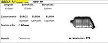 Катализатор за двигател до 3000 куб. - ф60 с дължина 405мм