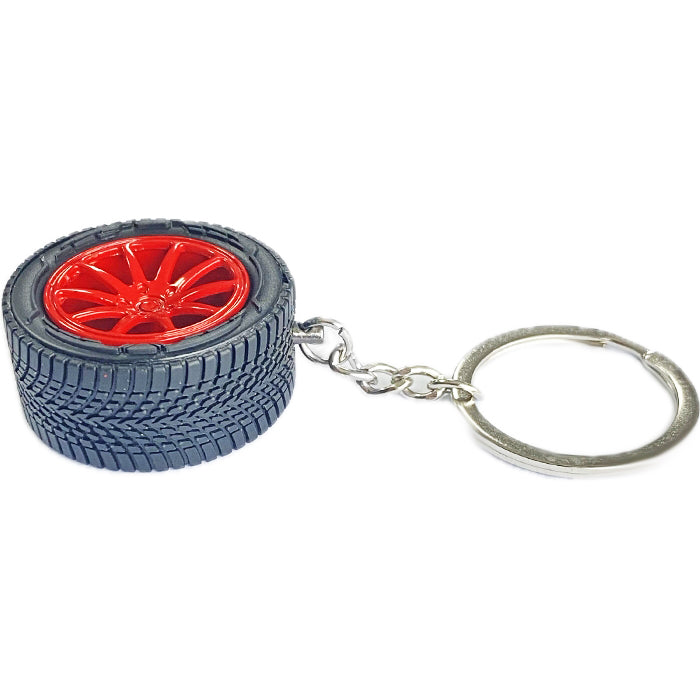 Ключодържател джанта с гума PG204 - Червен