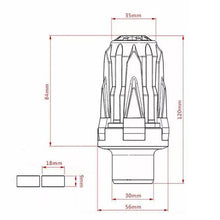 Краш тапа за мотоциклет PA852  Черна