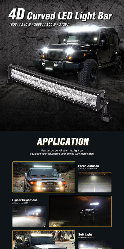LED бар Space Mobile LLB 240W 10-30V 6000K / 105см