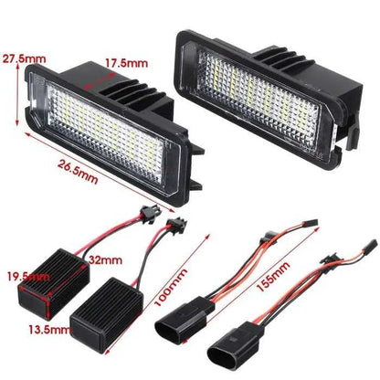 Led плафони за заден номер 6000К - Vw Polo (2000-2009г)