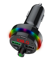 FM Трансмитер LED Bluetooth 12-24V