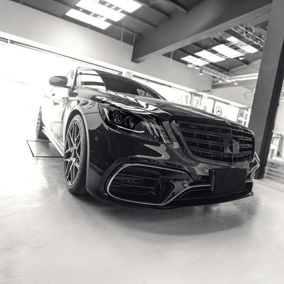 Тунинг решетка за Мercedes S-Class W222 (2013-2020) – AMG Черен гланц