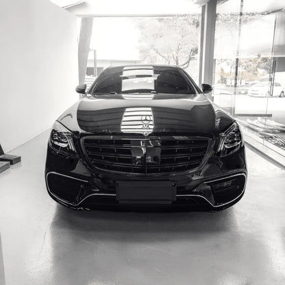 Тунинг решетка за Мercedes S-Class W222 (2013-2020) – AMG Черен гланц