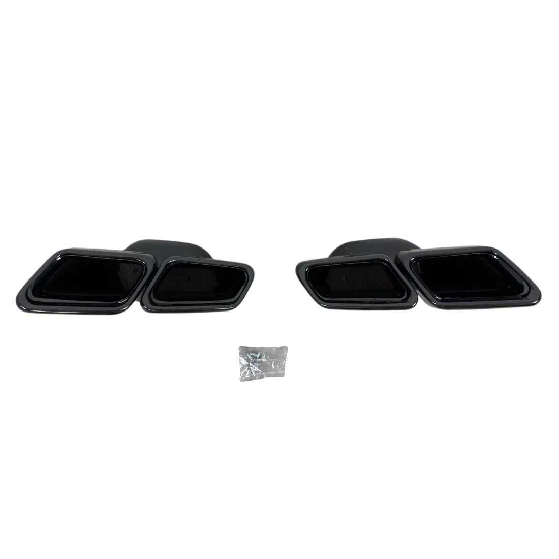 Черни AMG Накрайници за Mercedes E-Class W212 и S-Class W222 – Gloss Black