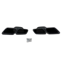 Черни AMG Накрайници за Mercedes E-Class W212 и S-Class W222 – Gloss Black