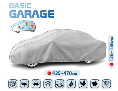 Покривало Kegel Basic Garage L- 425-470см (сиво) - седан